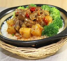 Beef and Potato Clay Pot Rice