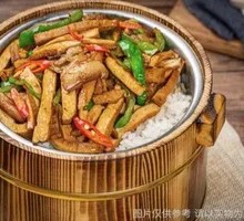 Stir-fried回锅肉 with Tofu Skin