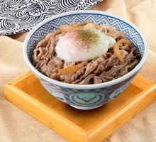 Hot Spring Egg Beef Bowl