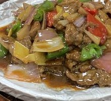 Grilled Beef on Iron Plate