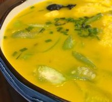 Loofah Egg Dumpling Soup