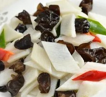 Chinese Yam and Wood Ear Mushroom