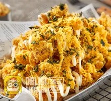 Seaweed and Pork Floss Boneless Fried Chicken