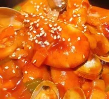 Korean Spicy Rice Cake Stir-Fry