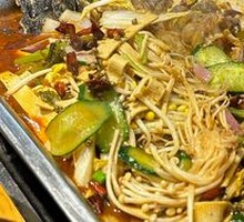 Grilled Fish with Hot Pot Vegetables