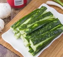 Crisp Cucumber Strips