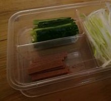 Cucumber and Green Onion Strips