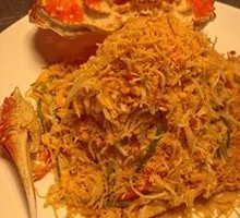 Stewed Meat and Dried Scallop Stir-fried with Leaf Crab