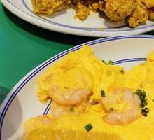 Scrambled Eggs with Fresh Shrimp
