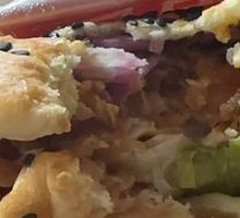 Spicy Chicken Leg Chinese Burger