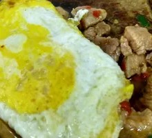 Vegetarian Chicken Spicy Pork Egg Noodles