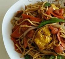 Stir-fried Intestine Noodles