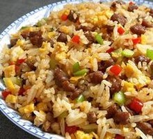 Braised Beef Fried Rice with Egg