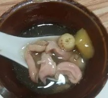Lotus Seed Pork Stomach Noodle Soup