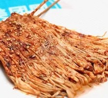 Aluminum-Wrapped Enoki Mushrooms