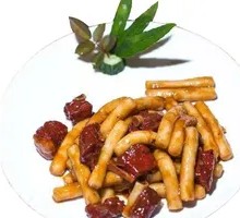 Sweet and Sour Pork Ribs with Rice Cake