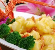 Braised Lobster with Cheese