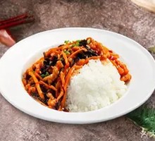 Fish-flavored Eggplant with Minced Pork Rice Bowl