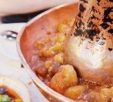 Toasted bread pot stewed chicken