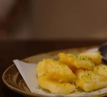 Crispy Fried Soft-Boiled Large Squid