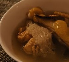 Hua Diao Mushroom and Chicken Soup
