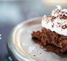 Whipped Cream Dark Chocolate Mousse