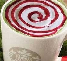 Matcha Pomegranate Latte