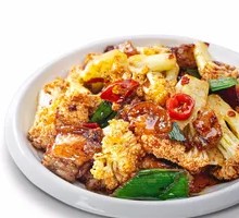 Spicy Cauliflower in Hot Pot