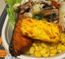 Pan-Seared Salmon Super Bowl