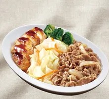 Beef and Chicken Bento