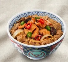 Beef Rice with Mushrooms