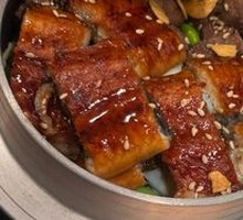 Grilled Eel Steak Hot Spring Egg Platter Rice