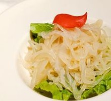 Soy Sauce and Sesame Oil Jellyfish Shreds