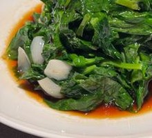 Lily Bulb and Pea Shoots