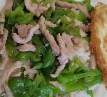 Green Pepper Shredded Pork Rice