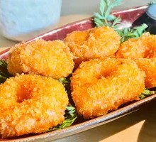 Hand-Beaten Shrimp Patties