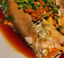 Natto Steamed Whole Yellow Croaker