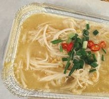 Aluminum-Wrapped Enoki Mushrooms