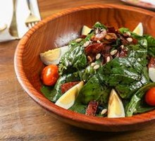 Special Spinach Warm Salad