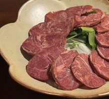 Thin Sliced Low-Temperature Slow-Cooked Smoked Horse Sausage