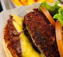 Cheese Beef Mushroom Burger