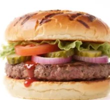 Traditional American Beef Burger