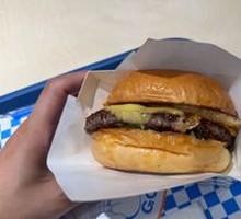 Beef Cheese Sunny Side Egg Burger