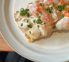 Salmon and Shrimp Toast