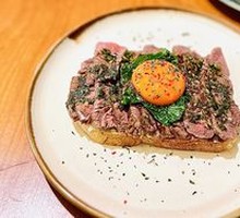 Thin Sliced Angus Grain-Fed Steak Sandwich