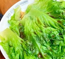 Boiled lettuce