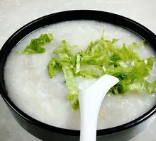 Dried Mushroom and Scallop Pork Rice Porridge