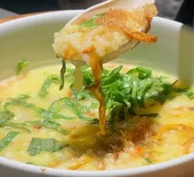 Ginseng Flower, Scallop, and Shrimp Porridge