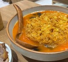 Tomato浓汤炸蛋面