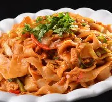 Egg Fried Knife-Cut Noodles